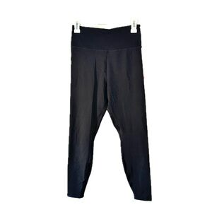 Brand New With Tag H&M Sports Black Crop Leggings High Waist Size Medium Active